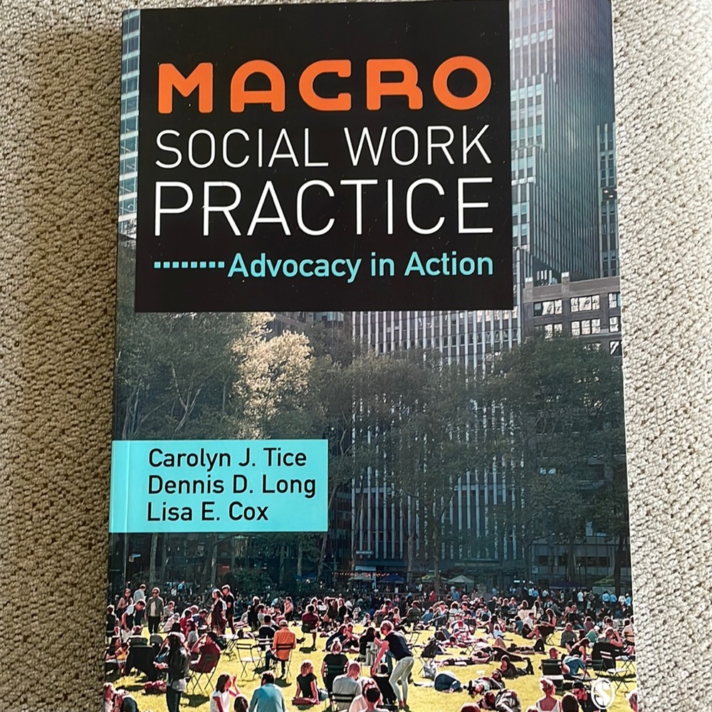 Macro social work practice, Tice, Long,Cox
